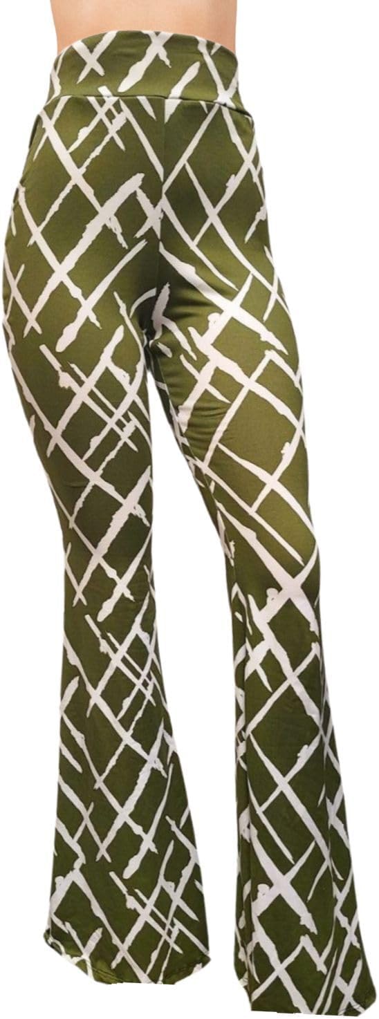 Women's High Waist Wide Leg Long Palazzo Bell Bottom