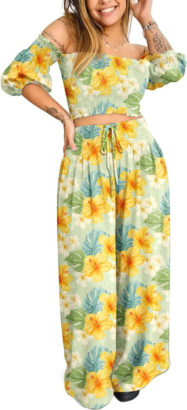 Womens Celestial Clothing Witchy Whimsigoth Outfits Cotton Co-ord Lounge Set Summer Vacation Travel Clothes