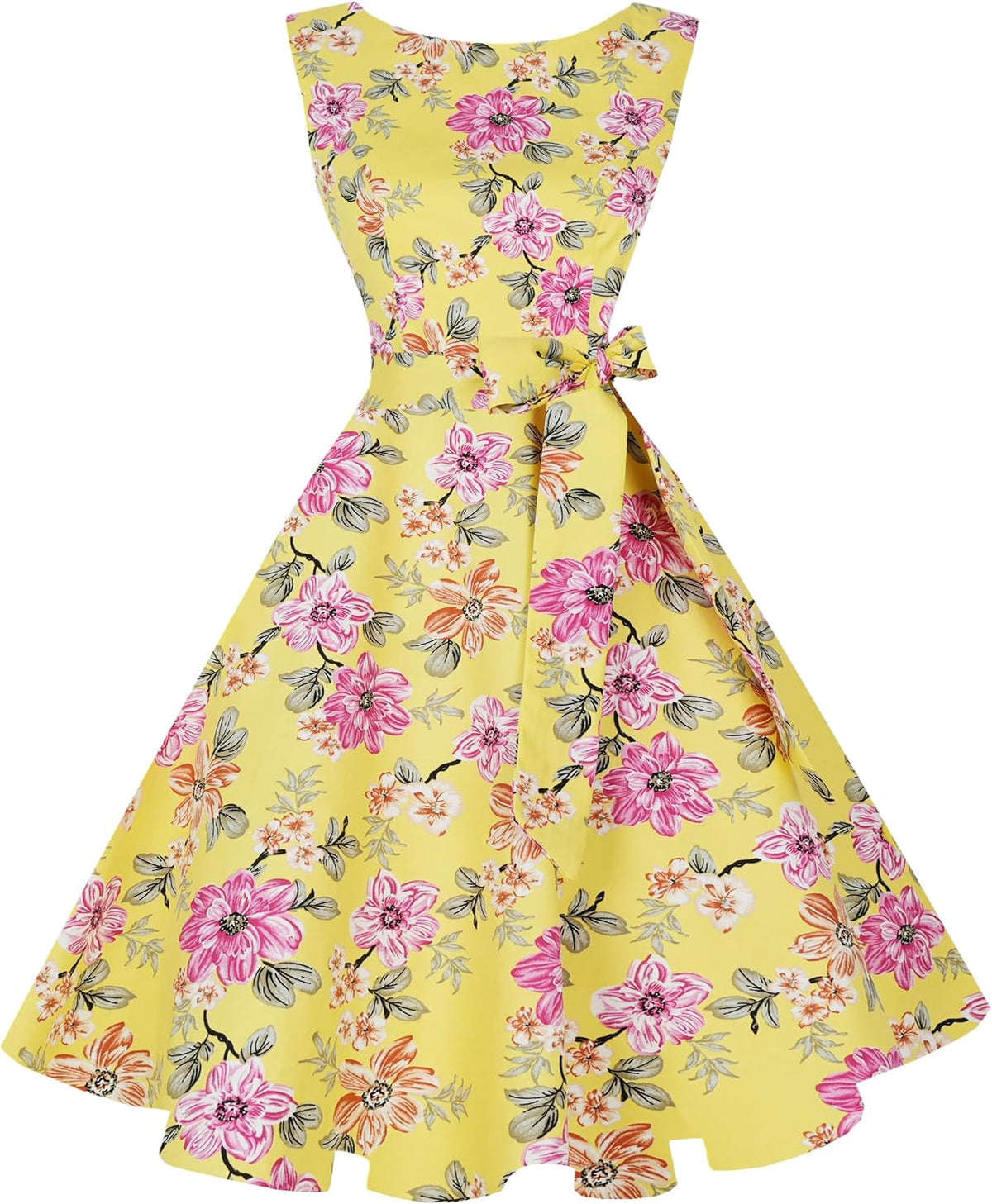Sleeveless Vintage 1950s Cocktail Dress