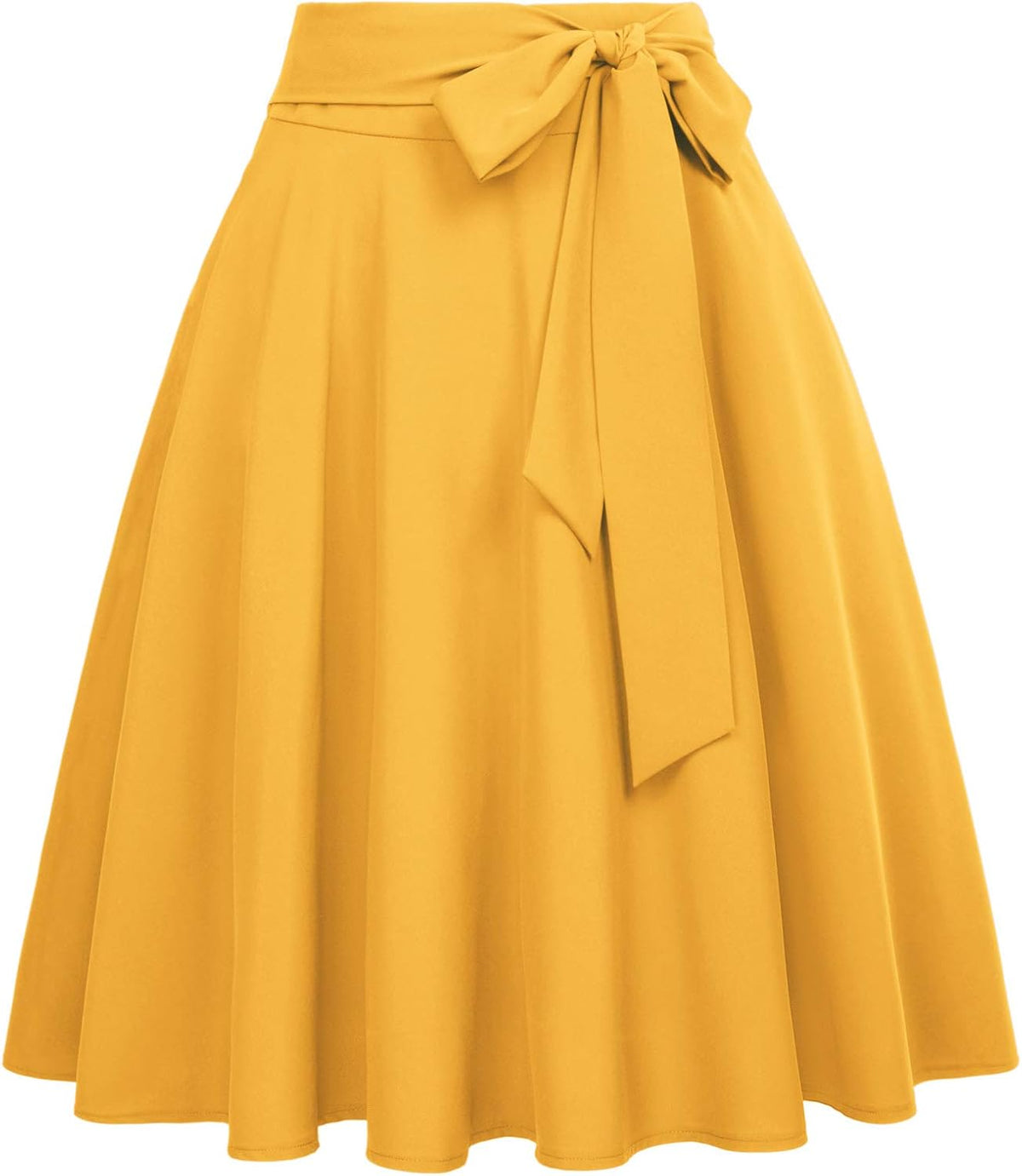 Belle Poque Women High Waisted A Line Skirt with Pockets