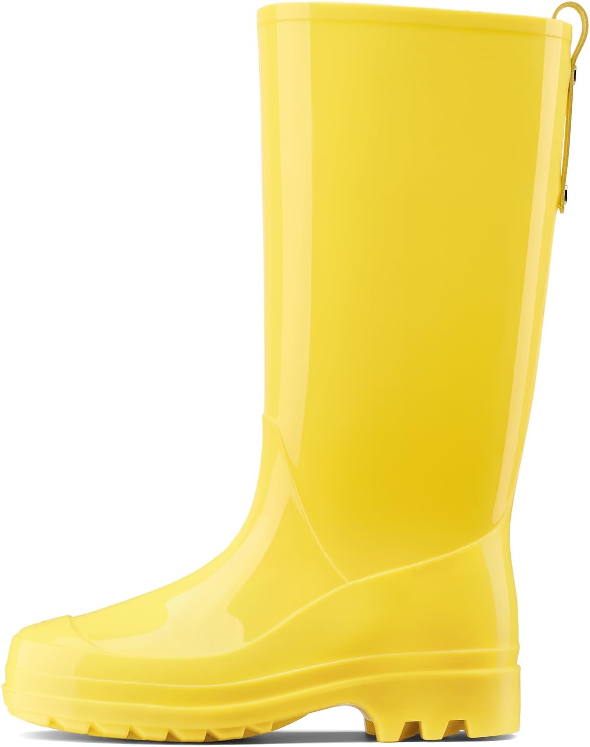 Rain Boots For Women Waterproof Boots, Knee High Rain