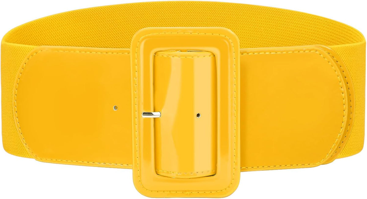 Stretchy Wide Women Belts Elastic Vintage Belts for Women Fashion Ladies Waist Belt for Dress