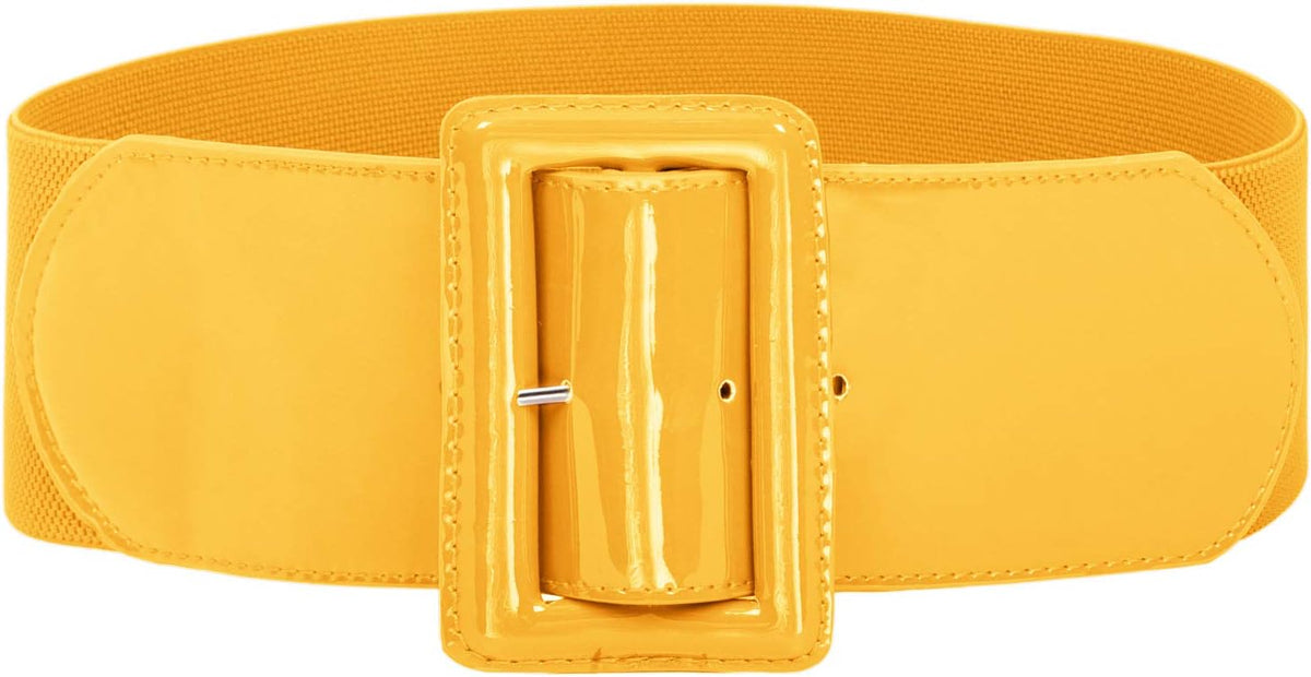 Women's Stretchy Belt 1950s 3 Inch Wide Elastic Belts