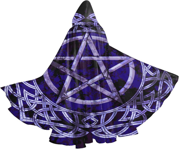 YETTA YANG Halloween Hooded Robe Cloak for Adult Men Women Christmas Hoodies Cape Cosplay Cosplay Costumes