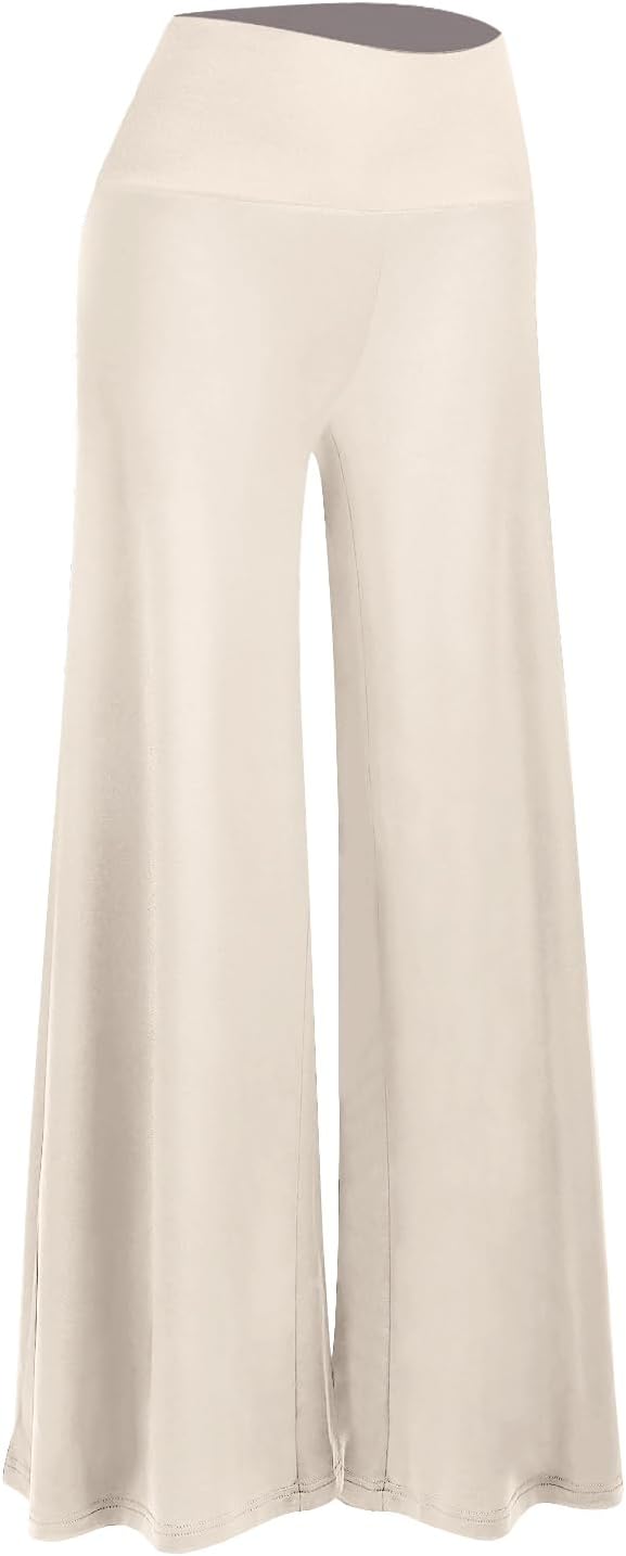 Women's Stretchy Wide Leg Palazzo Lounge Pants Casual Comfy