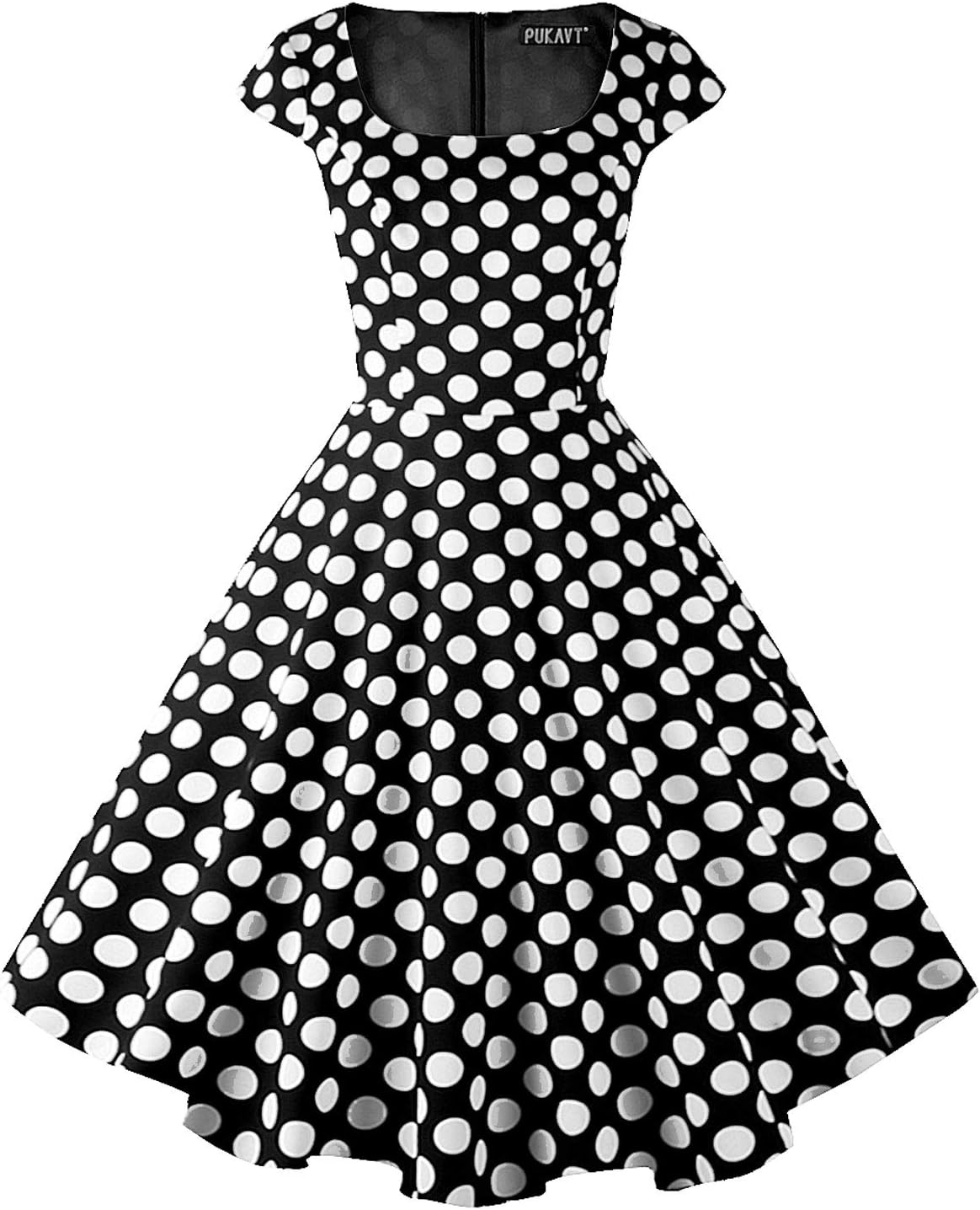 Women's Cocktail Dress 1950s Retro Swing Dress