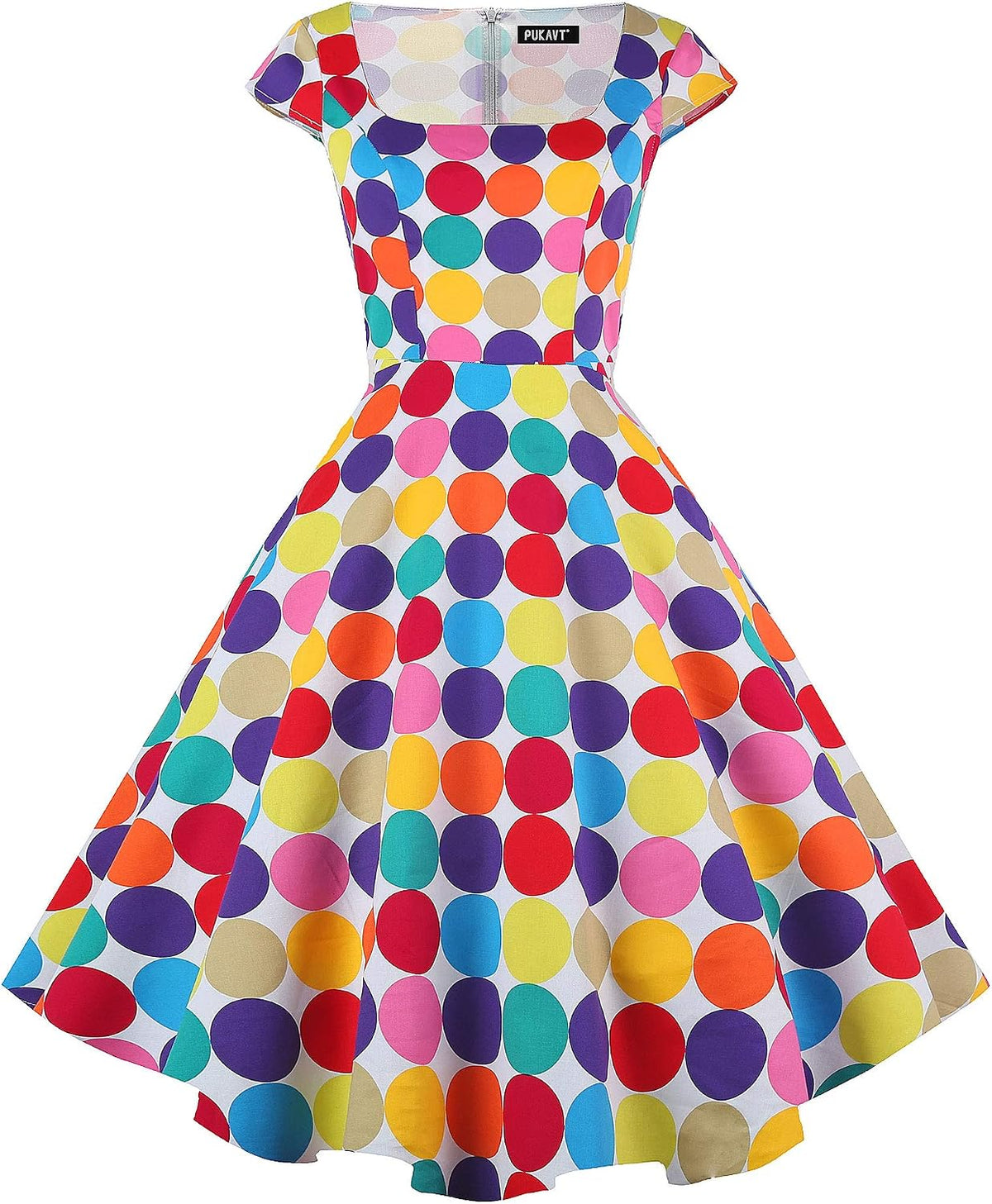 Women's Cocktail Dress 1950s Retro Swing Dress