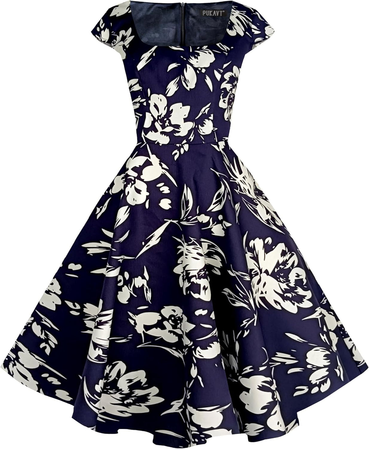 Women's Cocktail Dress 1950s Retro Swing Dress