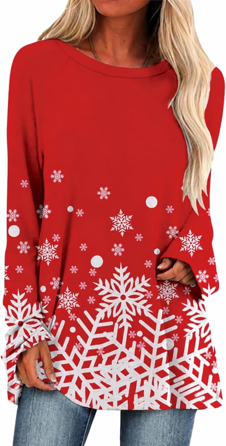 Tunic Tops for Women Loose Fit Dressy Long Sleeve for Leggings