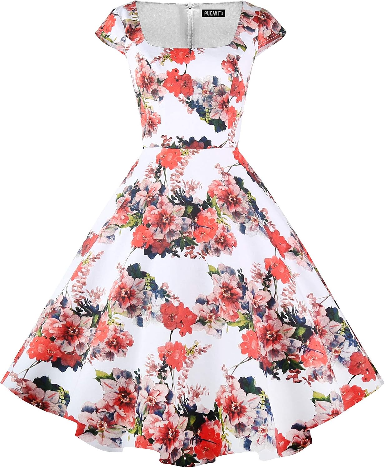 Women's Cocktail Dress 1950s Retro Swing Dress Secondary image