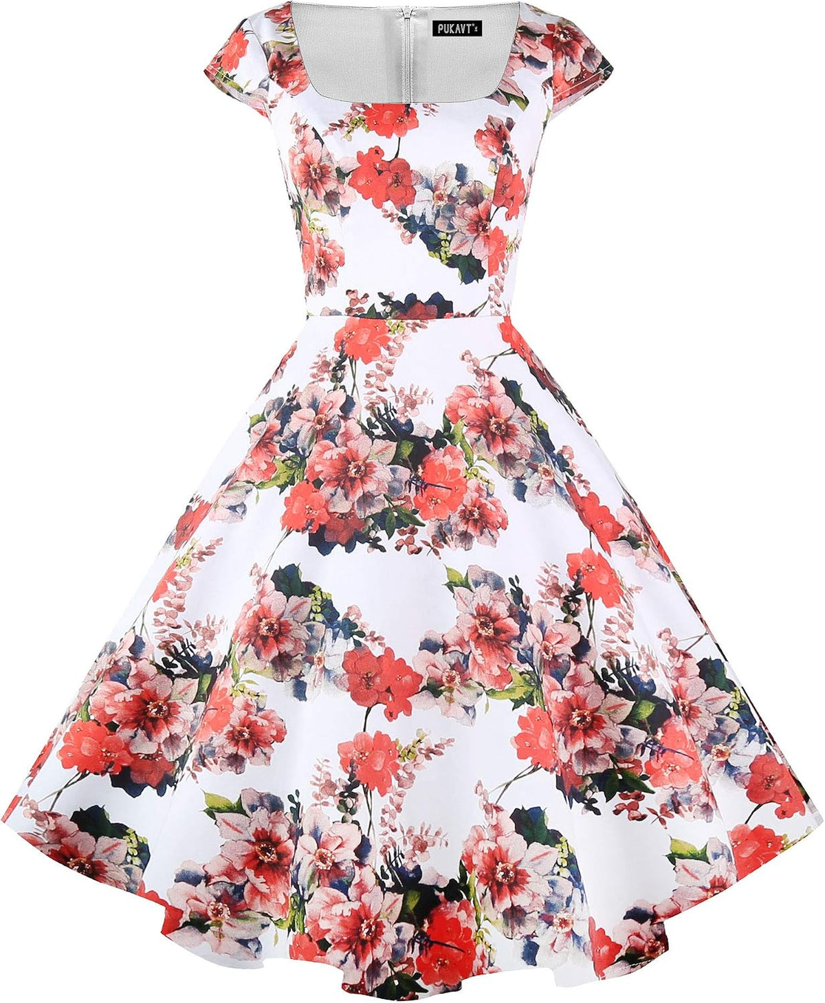 Women's Cocktail Dress 1950s Retro Swing Dress