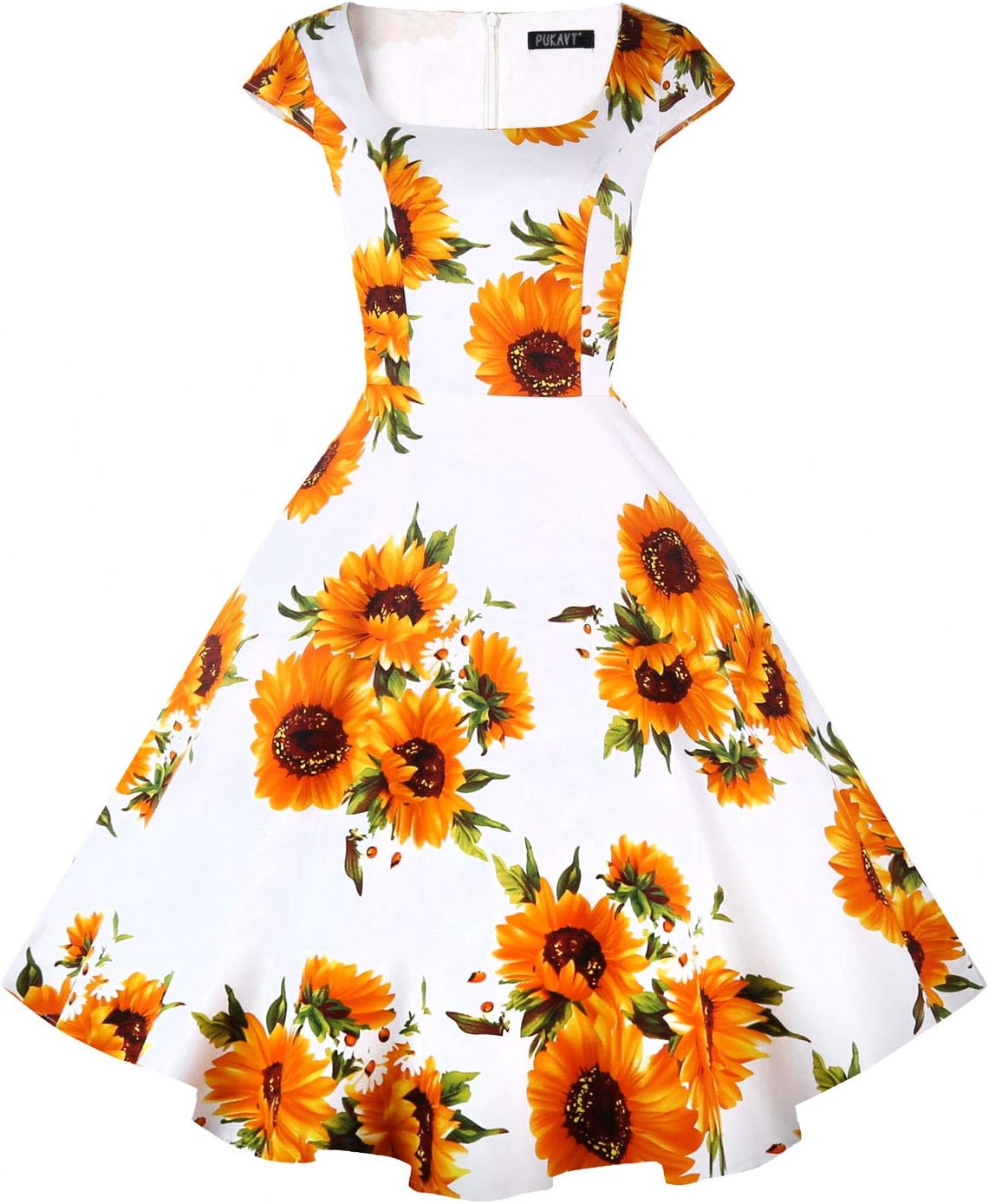 Women's Cocktail Dress 1950s Retro Swing Dress