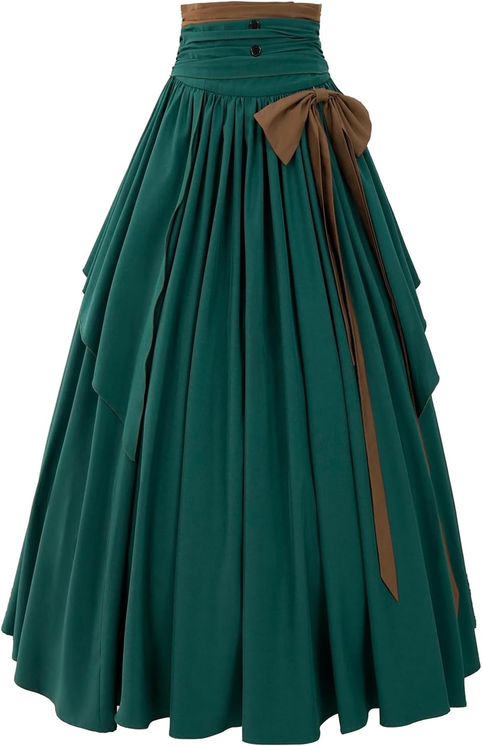 Women's Victorian Skirt Renaissance High Waist Maxi Skirt