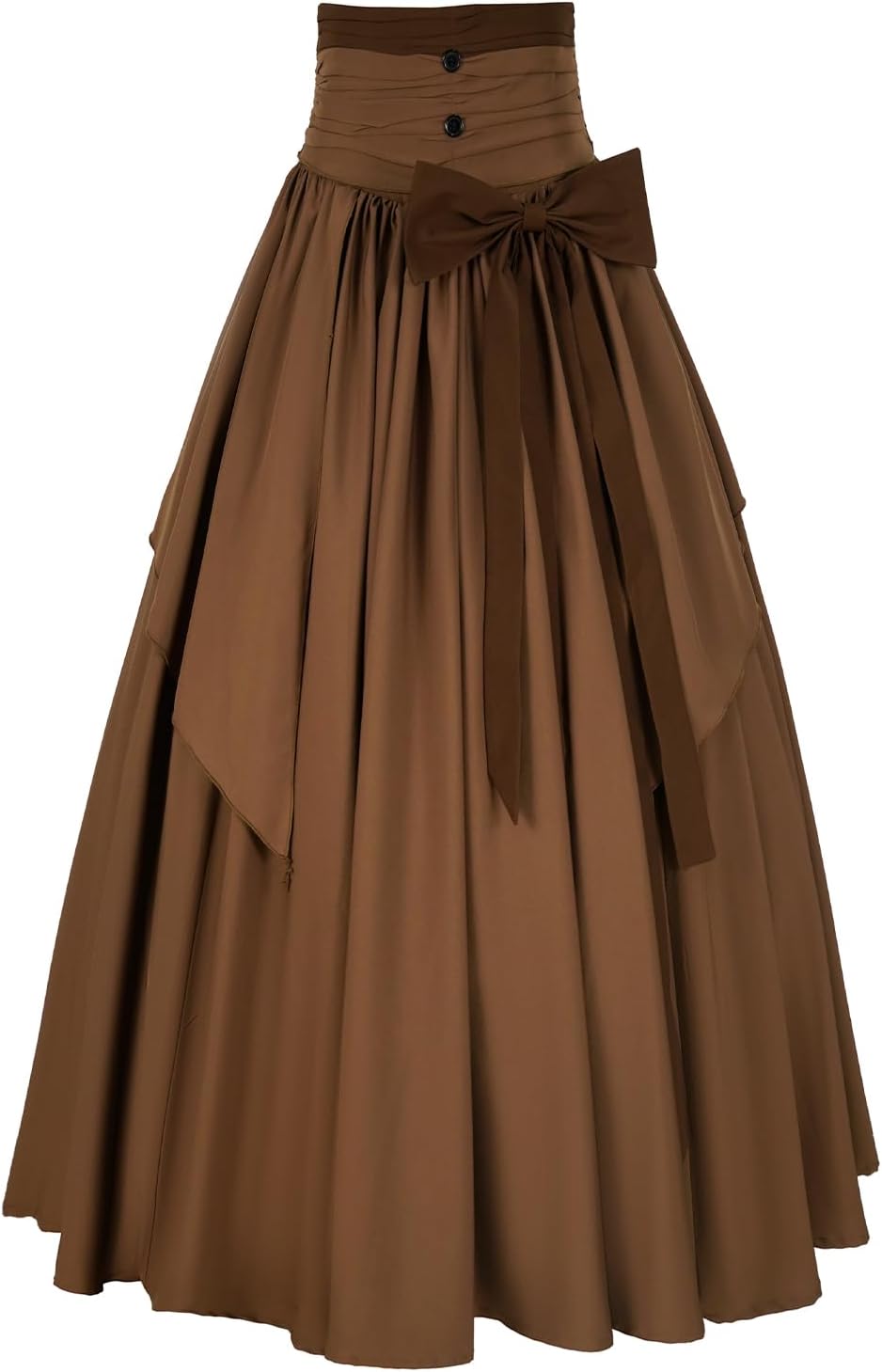 Women's Victorian Skirt Renaissance High Waist Maxi Skirt
