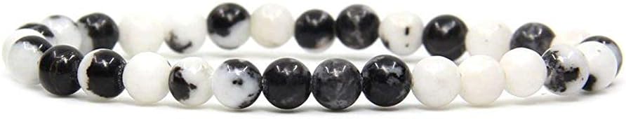 Angelstones Gemstones 6mm Round Beads Healing Crystal Bracelet for women