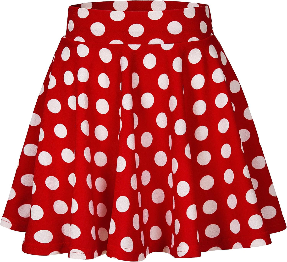 Urban CoCo Women's Basic Versatile Stretchy Flared Casual Mini Skater Skirt