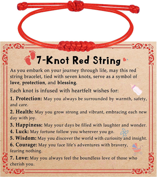 Red Bracelet for Women Men, Rakhi for Brother, Baby Protection Gift
