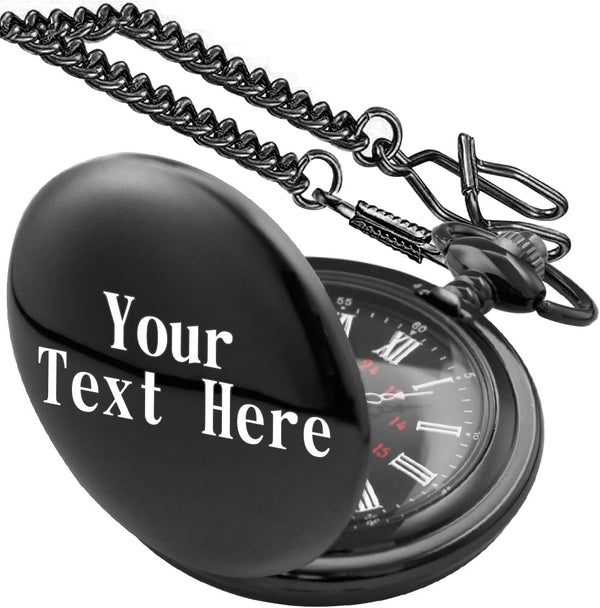 Smooth Pocket Watch,Personalized Pocket Watch,Customized Watches for M