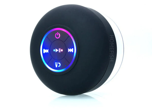 Waterproof Bluetooth Shower Speaker with RGB Light