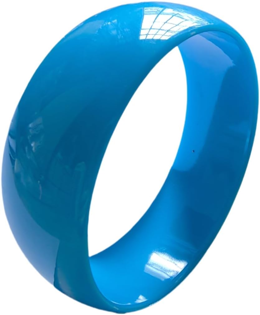 Retro Neon Cuff Bracelet 70s 80s Colorful Plastic Bangle Bracelets for Women Cosplay Party Jewelry
