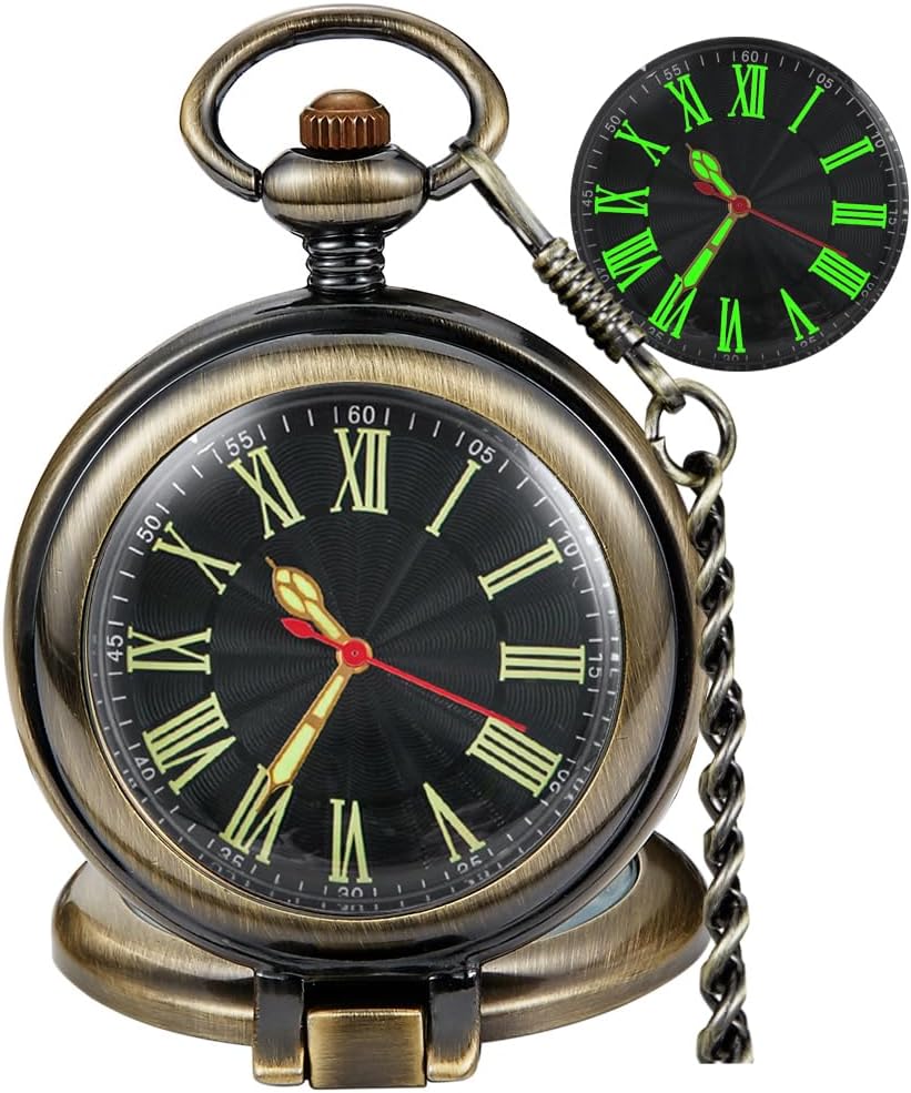 Smooth Pocket Watch,Personalized Pocket Watch,Customized Watches for M
