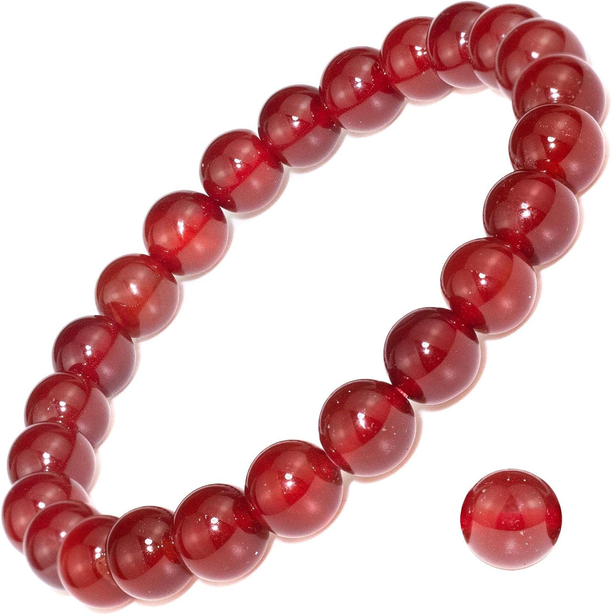 Natural Gemstone Stretch Elastic Bracelet