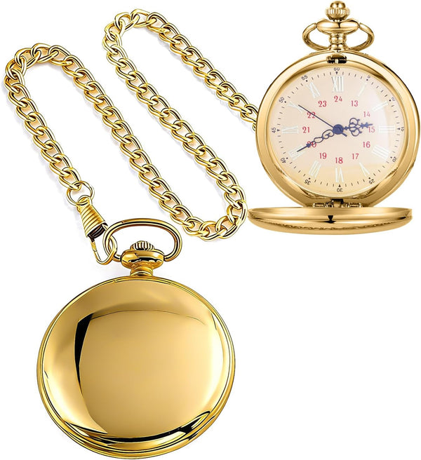 Smooth Pocket Watch,Personalized Pocket Watch,Customized Watches for M