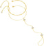 CHESKY 14K Gold Plated Hand Chain Bracelets for Women Stack Jewelry