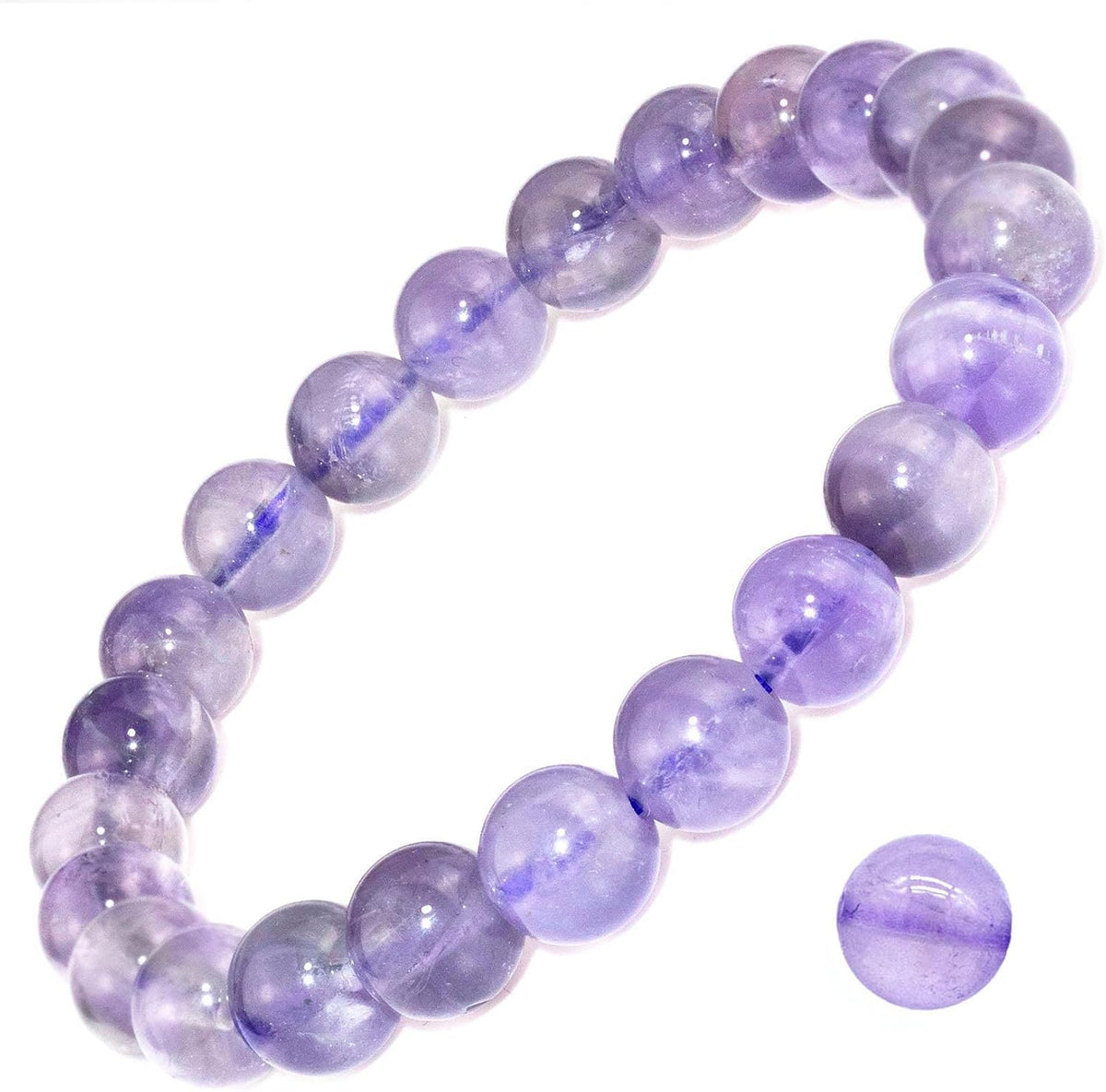 Natural Gemstone Stretch Elastic Bracelet