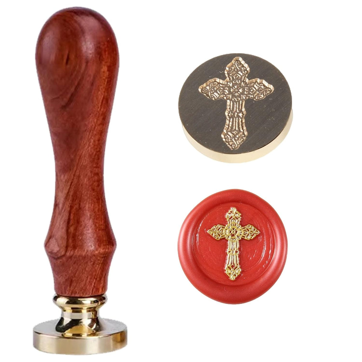 Celtic Knot Triquetra Wax Seal Stamp - Trinity Knot Sealing Wax Infinity Symbol of Endless Love - Good Luck Amulet - Irish Witchcraft Wicca Magic Wolf Vintage