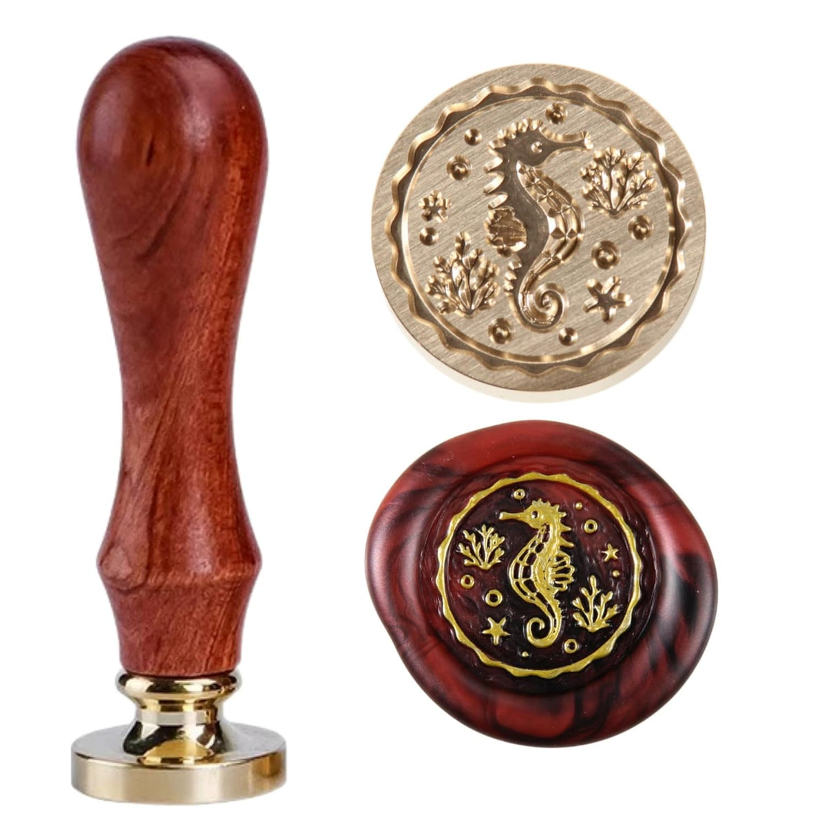 Celtic Knot Triquetra Wax Seal Stamp - Trinity Knot Sealing Wax Infinity Symbol of Endless Love - Good Luck Amulet - Irish Witchcraft Wicca Magic Wolf Vintage