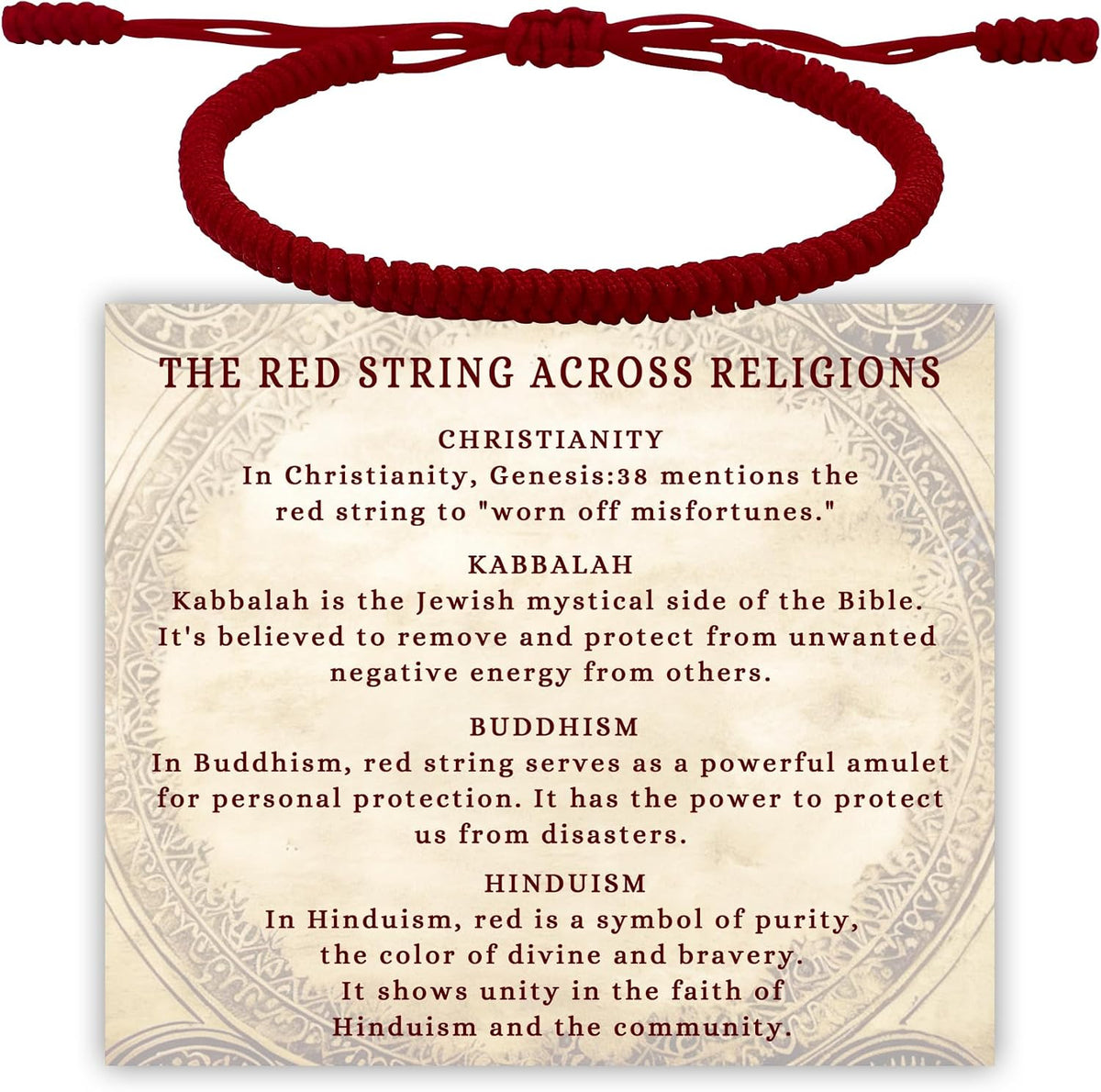 Red Bracelet for Women Men, Rakhi for Brother, Baby Protection Gift