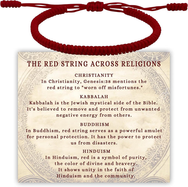 Red Bracelet for Women Men, Rakhi for Brother, Baby Protection Gift