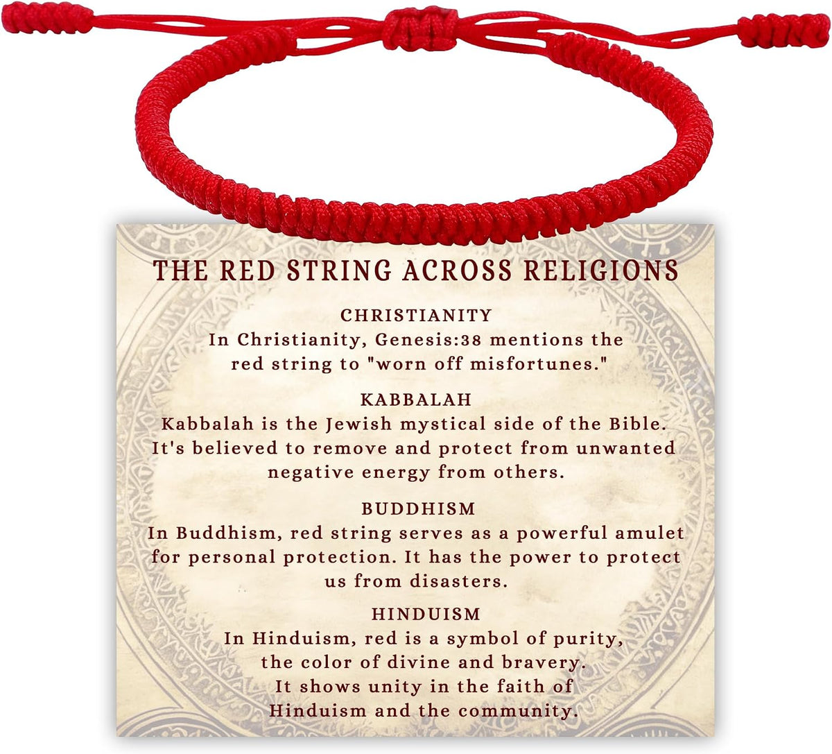 Red Bracelet for Women Men, Rakhi for Brother, Baby Protection Gift