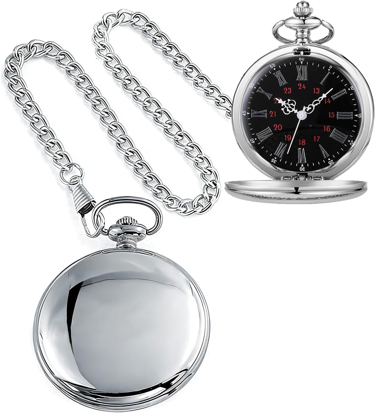 Smooth Pocket Watch,Personalized Pocket Watch,Customized Watches for M