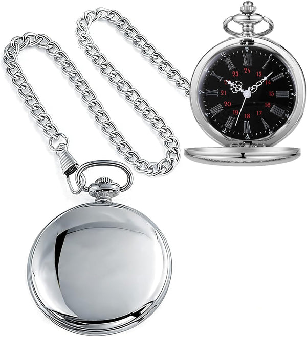 Smooth Pocket Watch,Personalized Pocket Watch,Customized Watches for M