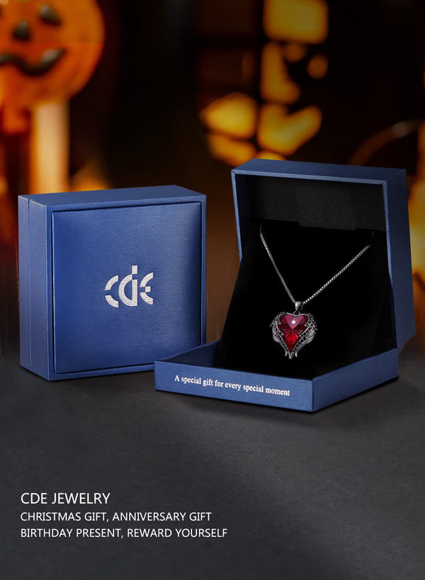Valentine Day Red Heart Necklace