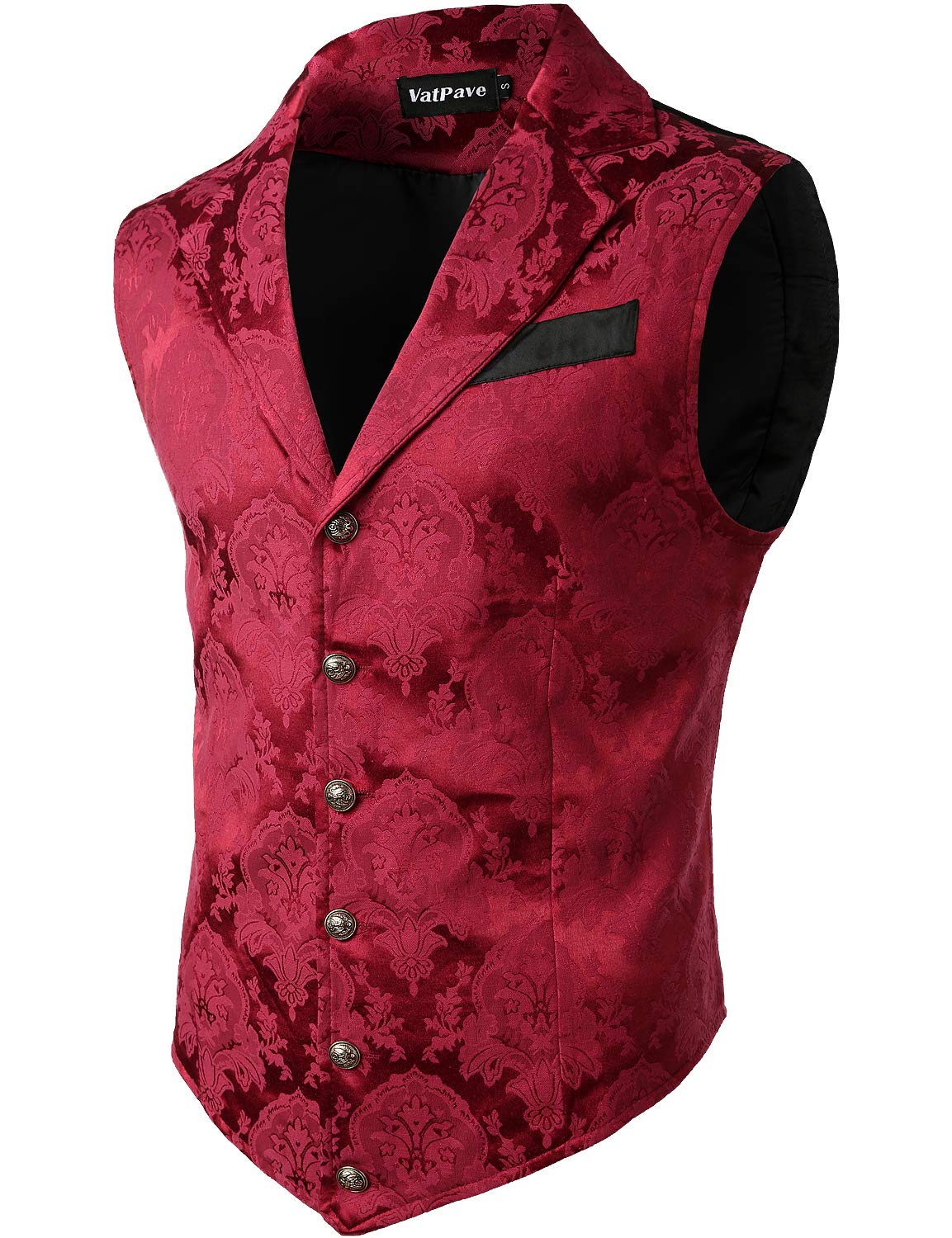 Victorian Steampunk Waistcoat - Gothic Gentleman's Vest with Adjustable Back