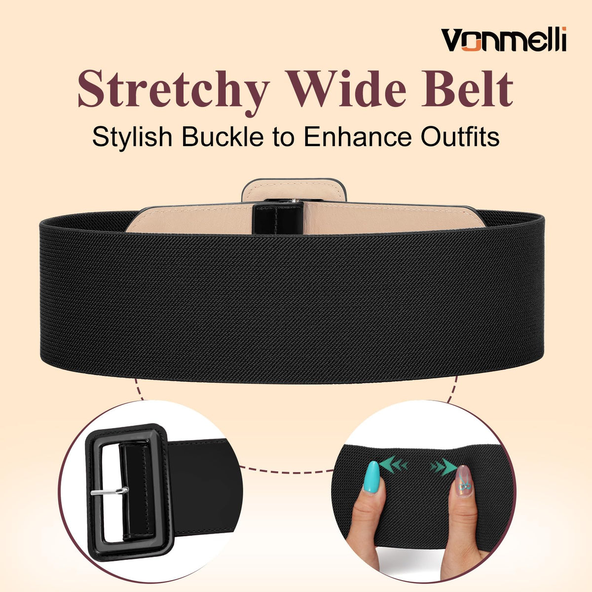 Vintage Wide Waist Belt for Women Main image