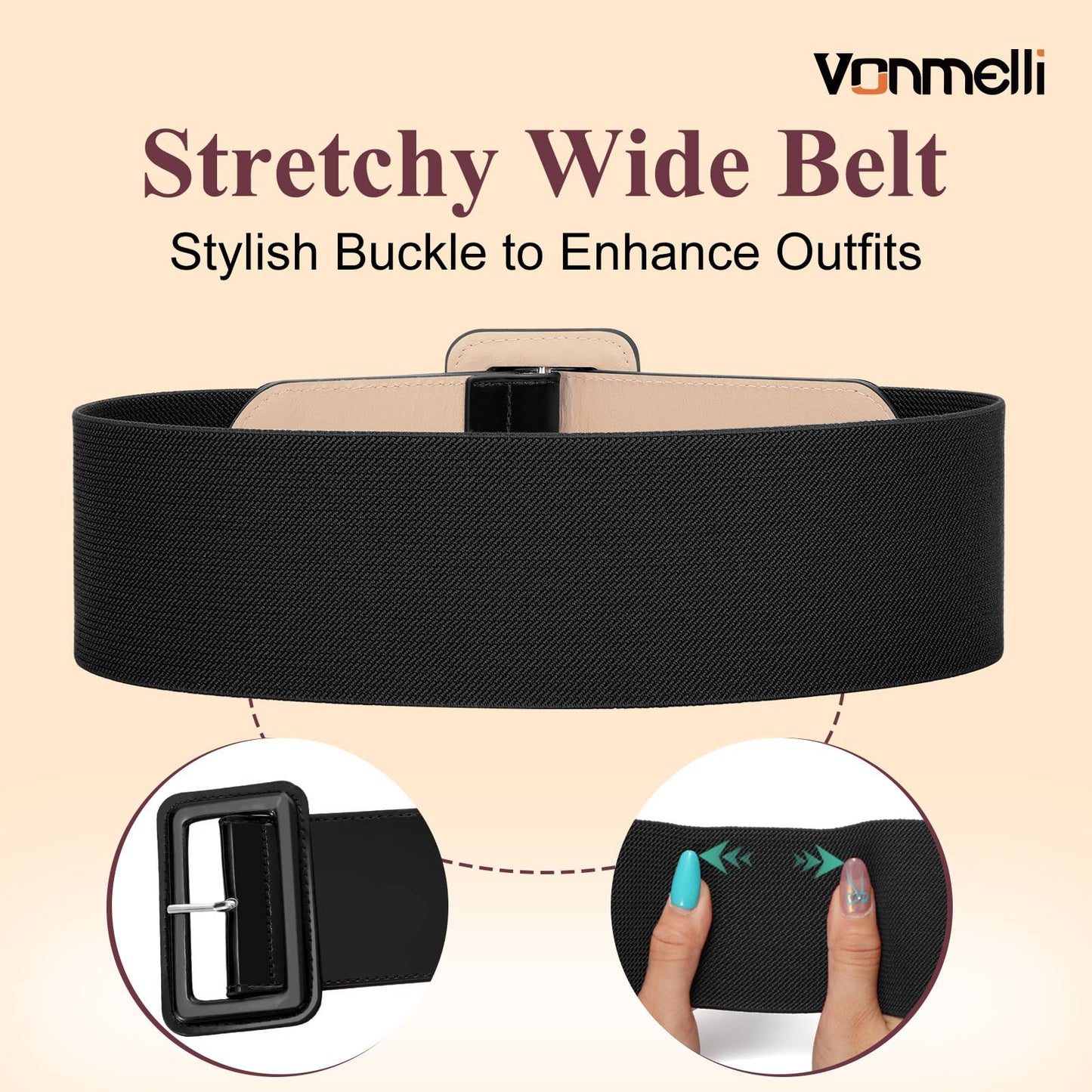 Vintage Wide Waist Belt for Women